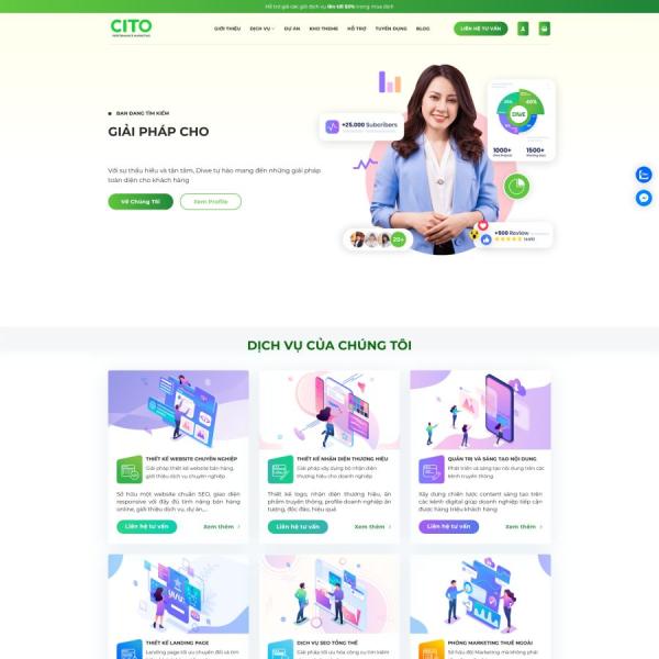 Theme WordPress agency4 fix có chức năng bán theme