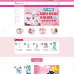 Theme WordPress thời trang bỉm tả sữa baby 2
