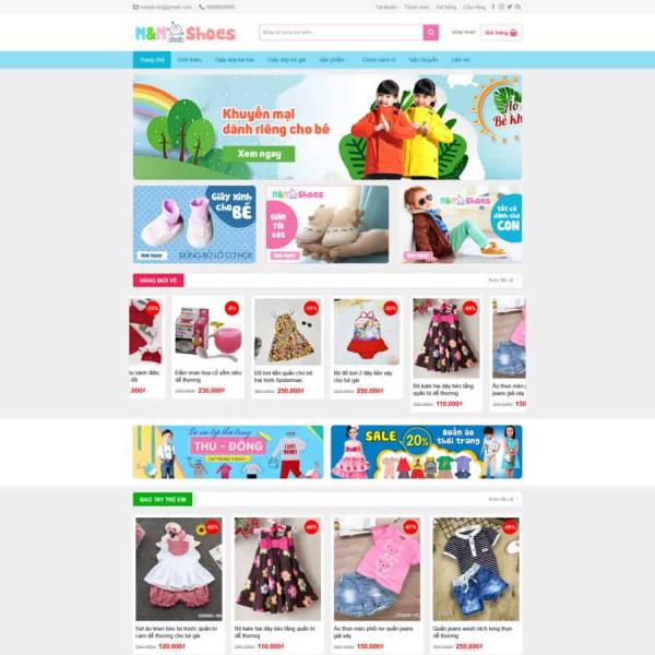 Theme WordPress baby shop 2