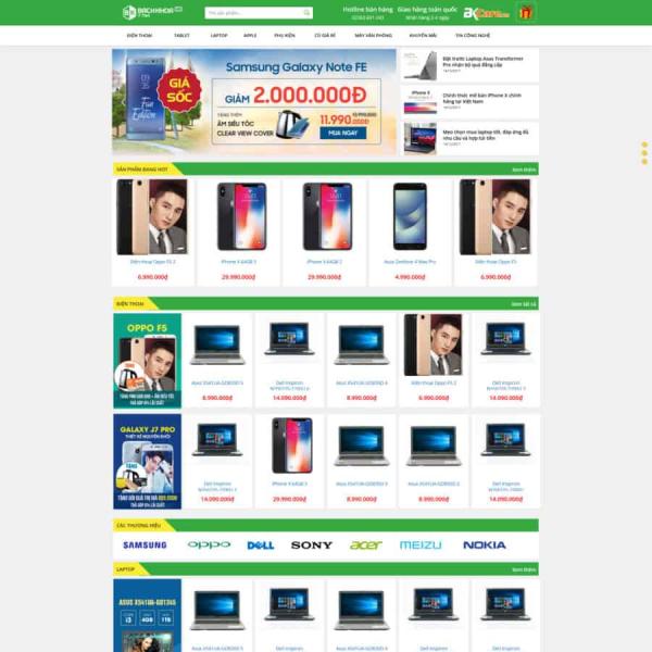 Theme WordPress bách khoa shop