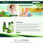 Theme WordPress gia công mỹ phẩm 1