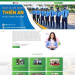 Theme WordPress dịch vụ bảo vệ 2