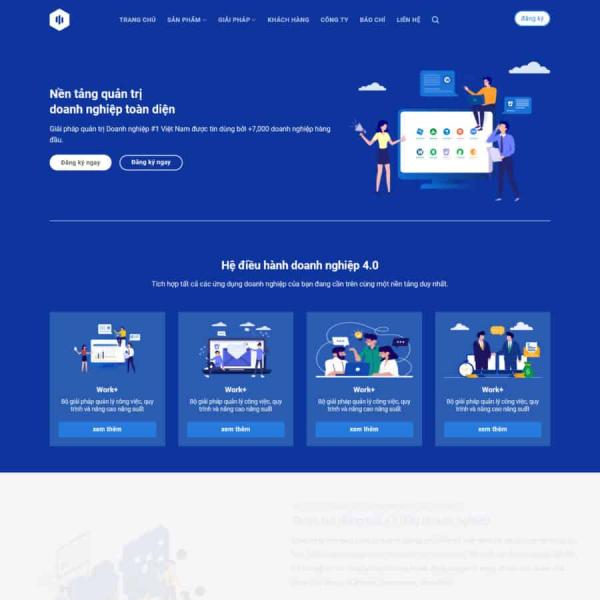 Theme WordPress nền tảng quản trị doanh nghiệp base