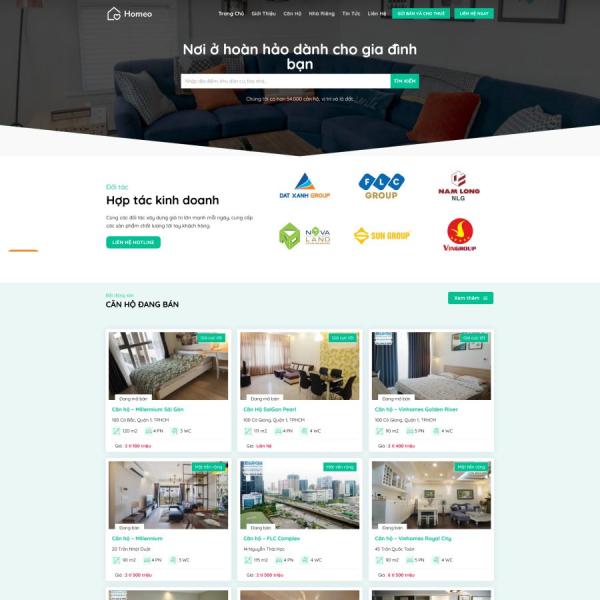 Theme WordPress BĐS 52