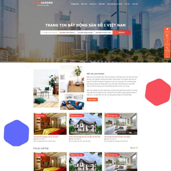 Theme WordPress BĐS 54