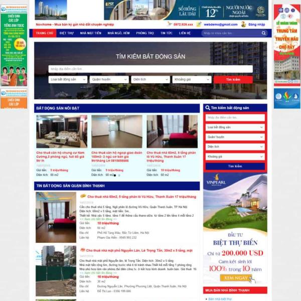 Theme WordPress bất động sản 38