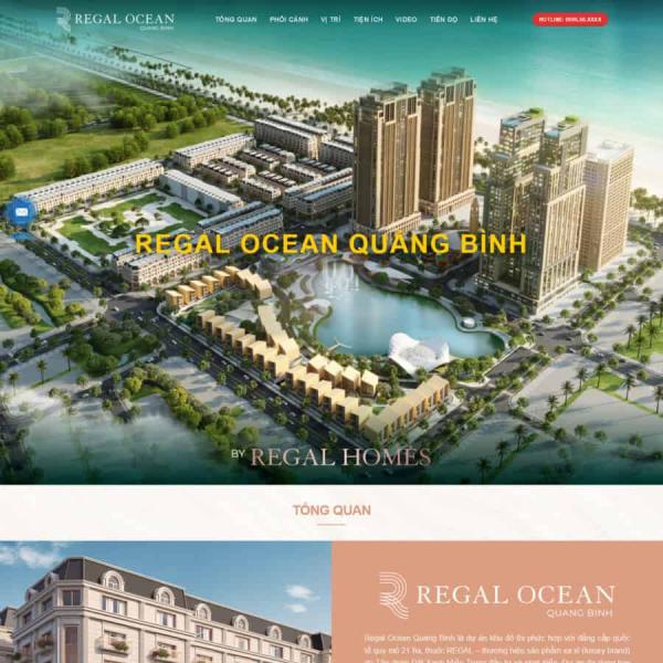 Theme WordPress BĐS regal ocean quảng bình
