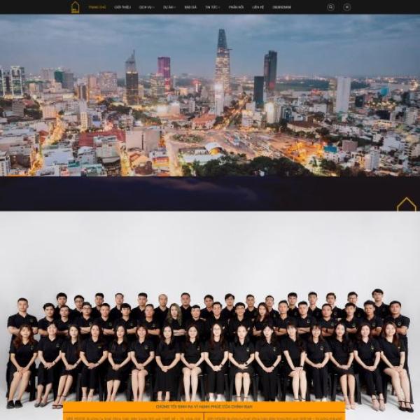 Theme WordPress BĐS 54 giống sbshouse.vn
