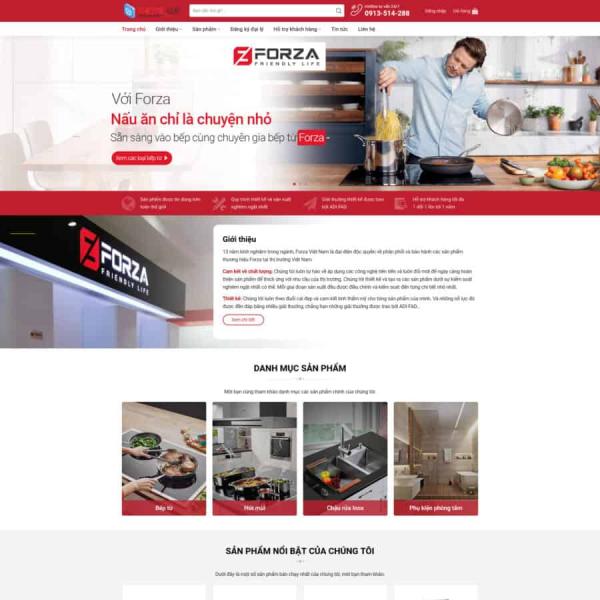 Theme WordPress bán bếp từ