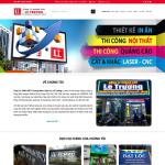 Theme WordPress làm biển quảng cáo
