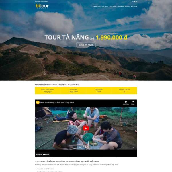 Theme WordPress du lịch bi tour
