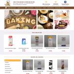 Theme WordPress shop nguyên liệu làm bánh 2