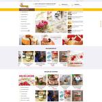 Theme WordPress shop nguyên liệu làm bánh