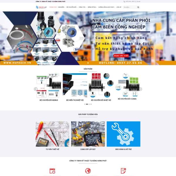 Theme WordPress công ty cảm biến