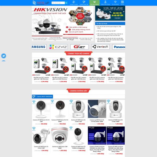 Theme WordPress shop camera
