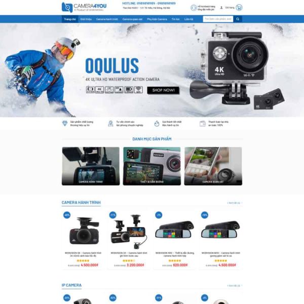 Theme WordPress shop camera 01