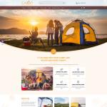 Theme WordPress bán lều bạt camping cắm trại hot