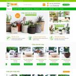 Theme WordPress bán chậu cây