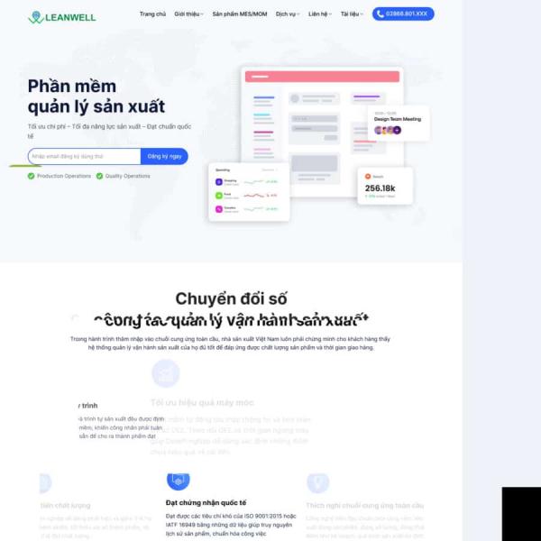 Theme WordPress phần mềm chuyển đổi số