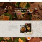 Theme WordPress bán đồ ăn vặt cơm cháy