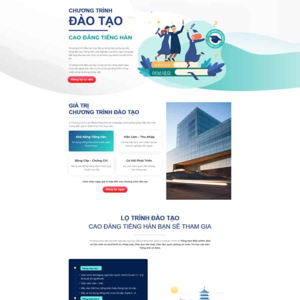 Theme WordPress cử nhân du học