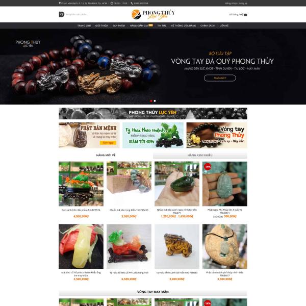 Theme WordPress đá phong thủy giá rẻ chuẩn SEO