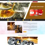 Theme WordPress bán dầu nhớt bôi trơn