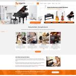 Theme WordPress shop bán đàn