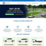 Theme WordPress dạy lái xe 2