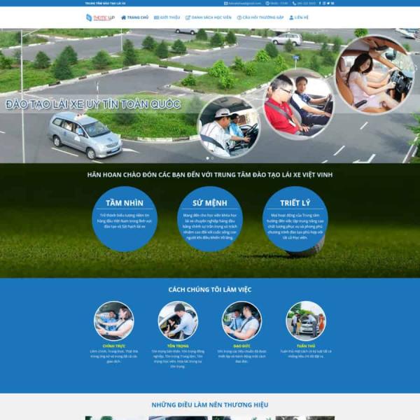 Theme WordPress trường dạy lái xe
