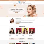 Theme WordPress web dạy trang điểm