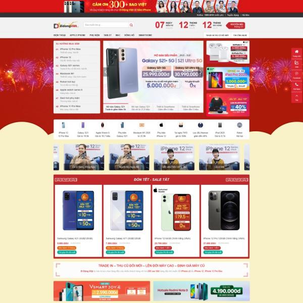 Theme WordPress di động việt