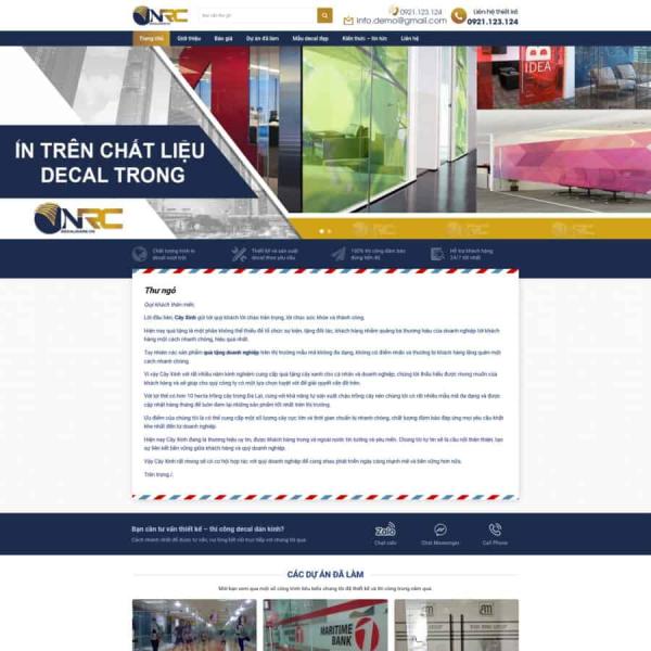 Theme WordPress dán decan