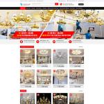 Theme WordPress bán đèn chùm đẹp
