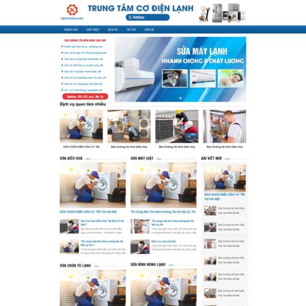 Theme WordPress điện lạnh 2