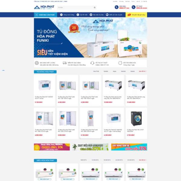 Theme WordPress điện lạnh 3