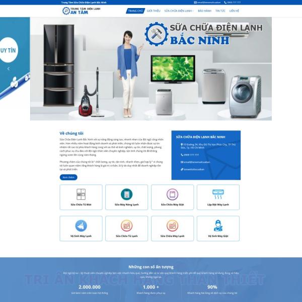 Theme WordPress dịch vụ sửa điện lạnh 5