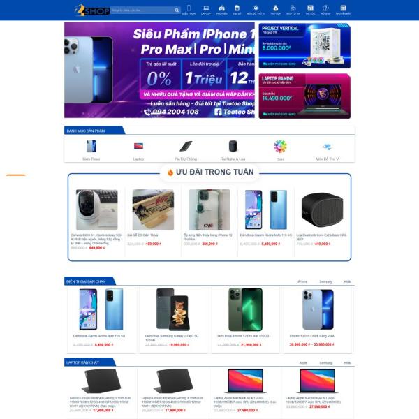 Theme WordPress điện máy 2