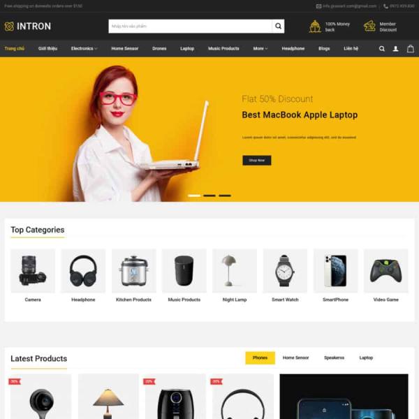 Theme WordPress điện máy 1