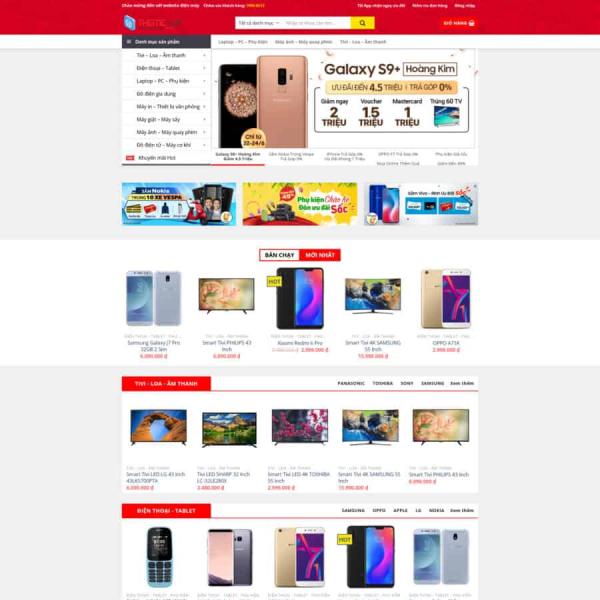 Theme WordPress bán điện máy 4