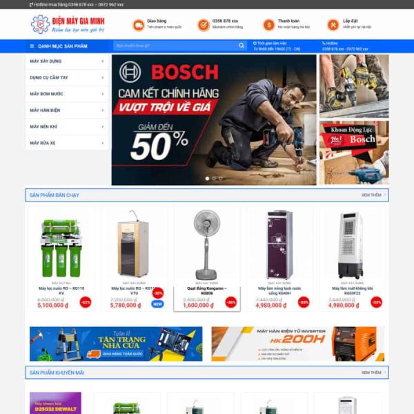 Theme WordPress điện máy 6