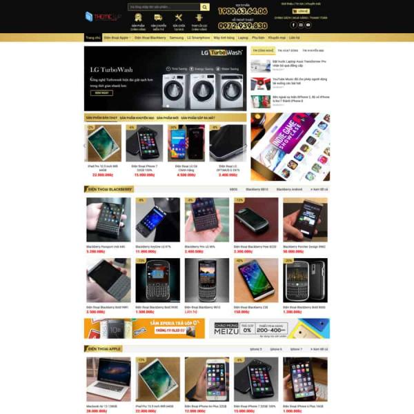 Theme WordPress bán điện thoại