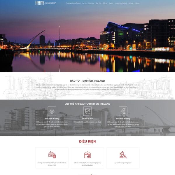 Theme WordPress định cư du học