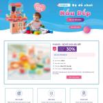 Theme WordPress lading pape đồ chơi trẻ em
