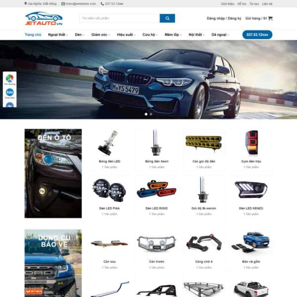 Theme WordPress đồ chơi xe hơi 2