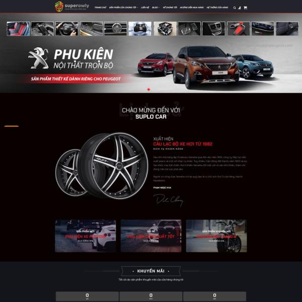 Theme WordPress đồ chơi xe hơi 3