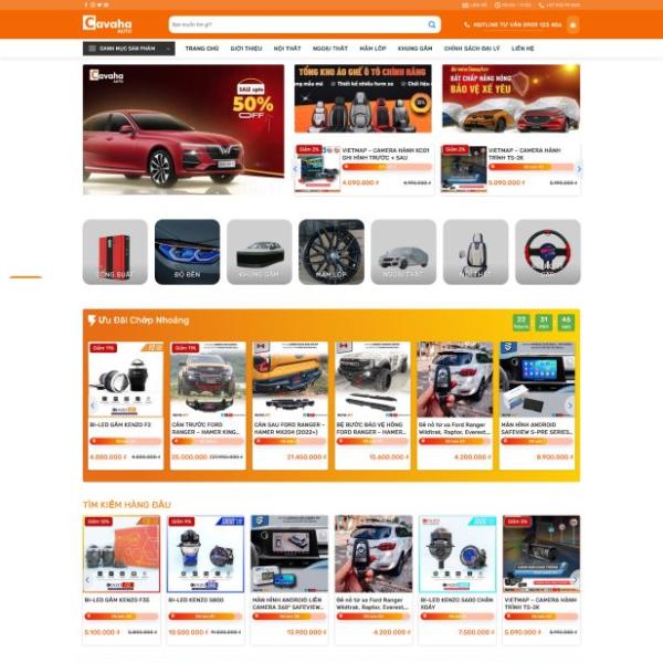 Theme WordPress đồ chơi xe hơi 4