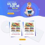 Theme WordPress lading pape đồ chơi xếp hình