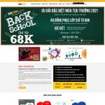 Theme WordPress áo đồng phục