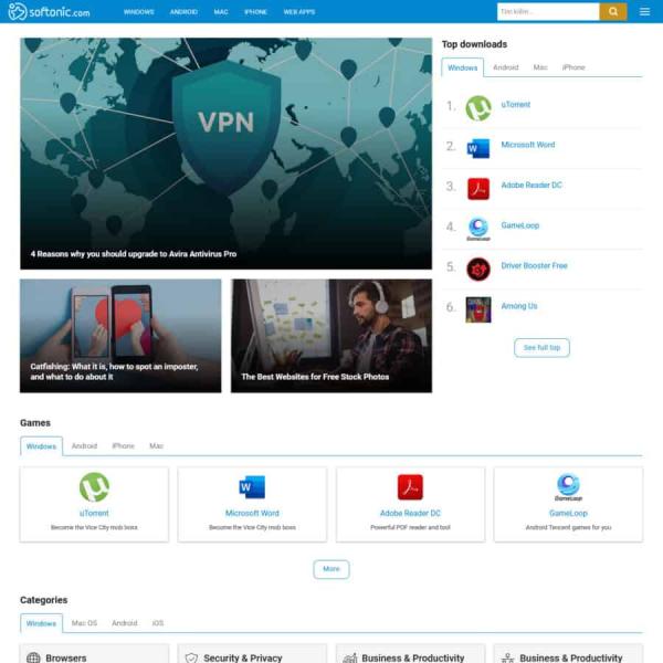Theme WordPress web dowload phần mềm